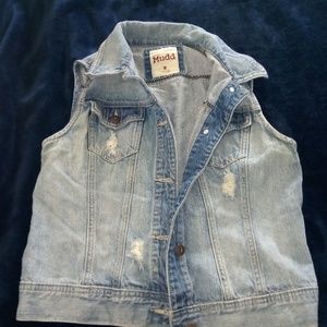 Mudd sleeveles jean vest jacket
